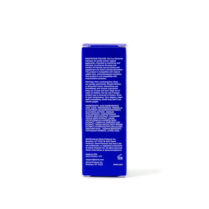 Dame Aloe Lube Personal Lubricant 2 oz.