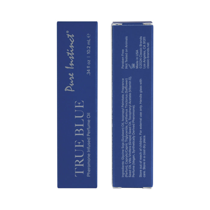 Pure Instinct Pheromone Pefume Oil Roll-On True Blue 10.2 ml 0.34 fl. oz.