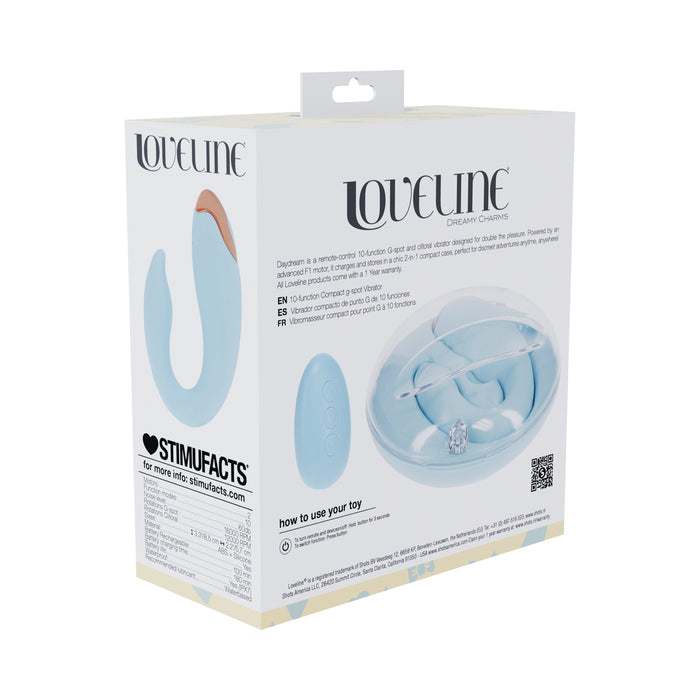 LoveLine Daydream AirTapTech Rechargeable Vibrator Blue