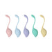 LoveLine PelviFit Stem Kegel Kit Multiweight Waterproof Multicolor