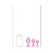 Ouch! International Paris Collection Metal Anal Plug Set Pink