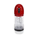 PUMPED SonicPull Masturbator Suction Vibration Multimedia Enhanced Metallic Red