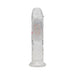 RealRock Wireless Rechargeable Remote Control LED Vibrating 6 in. Dildo Clear