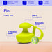 Dame Fin 2.0 Finger Vibrator Citrus