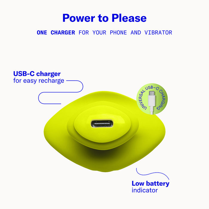 Dame Fin 2.0 Finger Vibrator Citrus