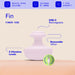 Dame Fin 2.0 Finger Vibrator Quartz