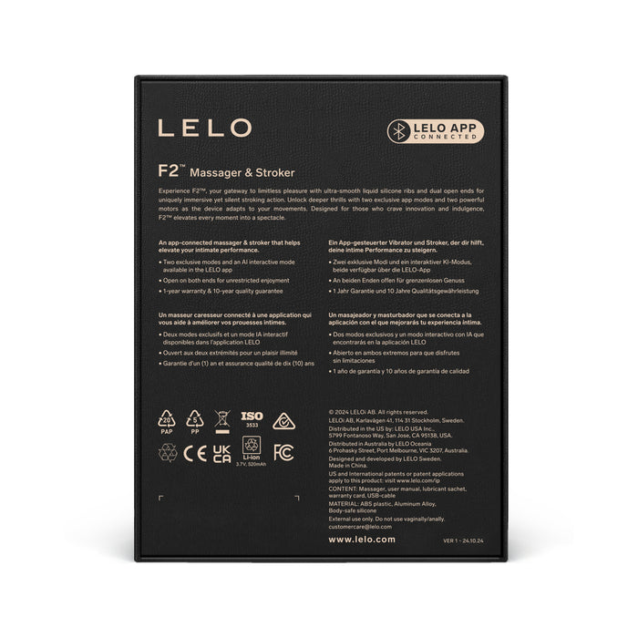 LELO F2S Massager & Stroker Red
