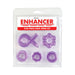 Enhancer Five Piece Cock Ring Set Purple