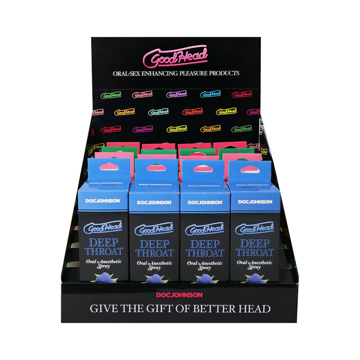GoodHead Deep Throat Spray Display 1