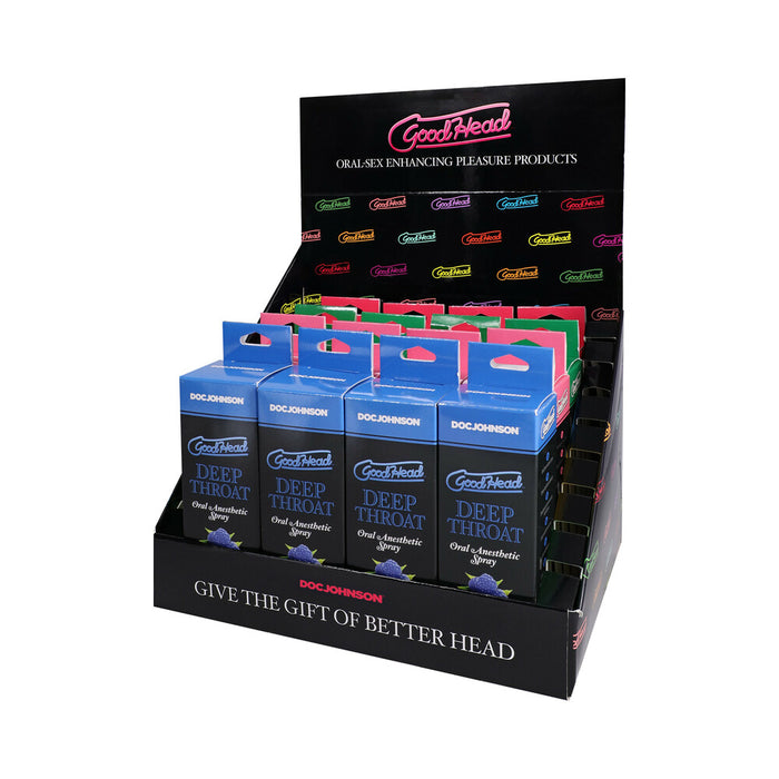 GoodHead Deep Throat Spray Display 1