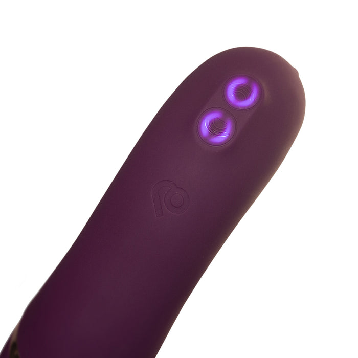 Rocks-Off Gemini Dual Stimulator Burgundy