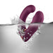 Rocks-Off Gemini Dual Stimulator Burgundy