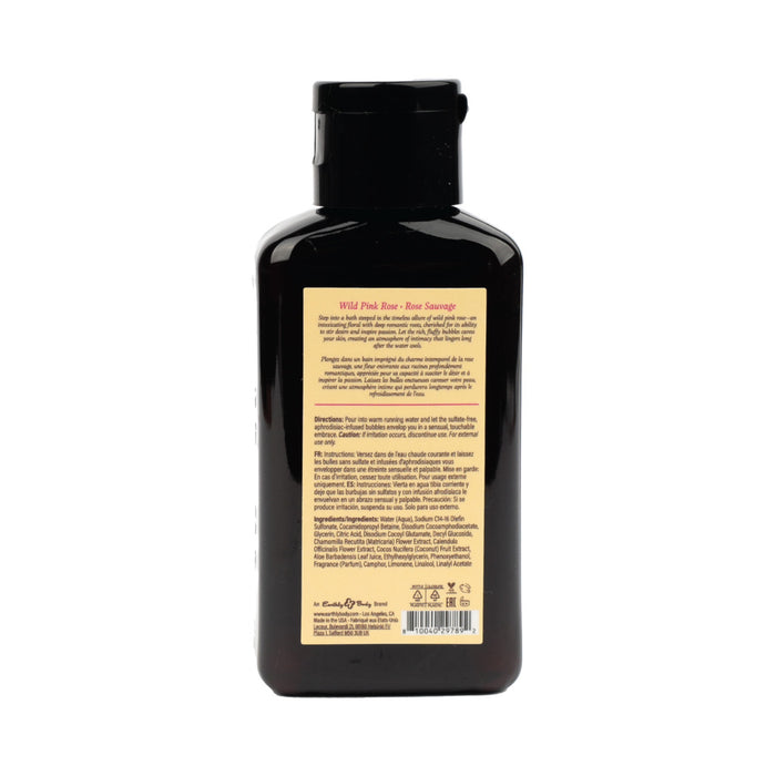 Earthly Body At Night Aphrodisiac Bubble Bath Wild Pink Rose 2 oz.