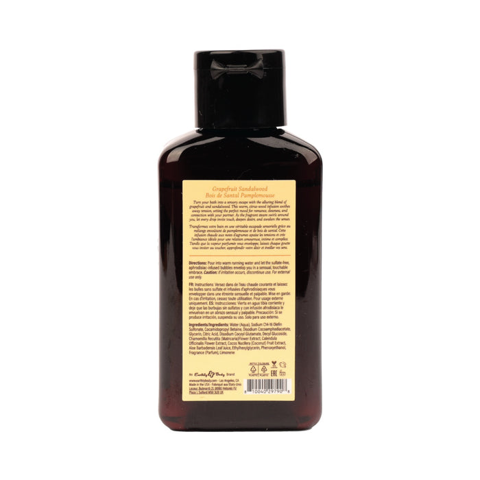 Earthly Body At Night Aphrodisiac Bubble Bath Grapefruit Sandalwood 2 oz.
