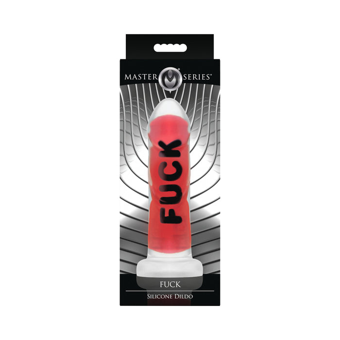 Master Series FUCK Silicone Dildo