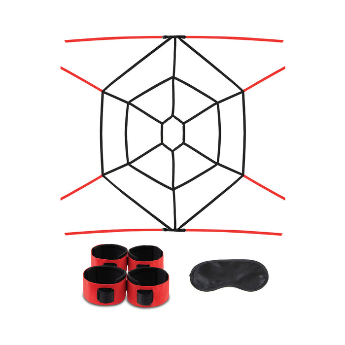 Lux Fetish Webbed Up Bedspreader Restraint System