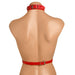 Master Series Vixen Chest Harness Red