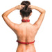 Master Series Vixen Chest Harness Red
