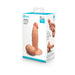 b-Vibe Slipskin Realistic Silicone Dildo 6 in. Girthy Mocha