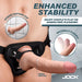 JOCK Hard-Core 8 in. Triple Density Dildo with Balls