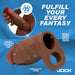 JOCK Silicone Penis Extension Sleeve Dark