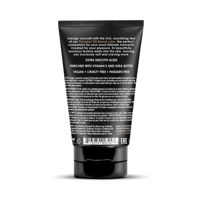 Wicked Coconut Oil Based Lubricant 4 oz.