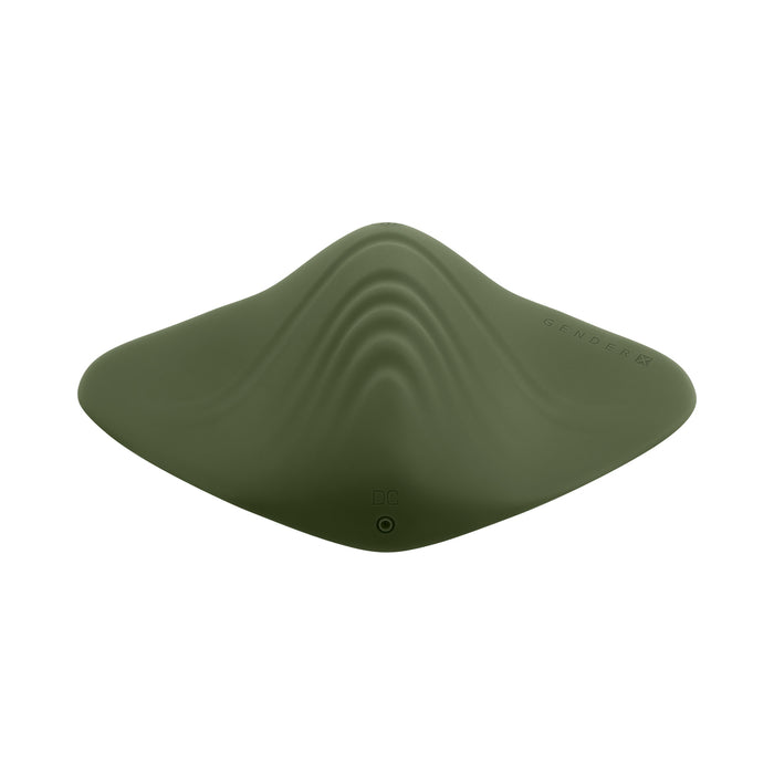 Gender X Pleasure Pad Rechargeable Grinding Pad & Stroker Silicone Green