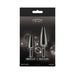Rear Assets Tapered Trainer Plug Kit Gunmetal/Black
