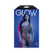 Fantasy Lingerie Glow Luminescent Floral Print One-Shoulder Teddy Queen Size