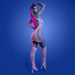 Fantasy Lingerie Glow Metamorphic Glow-in-the-Dark Bodystocking Dress O/S