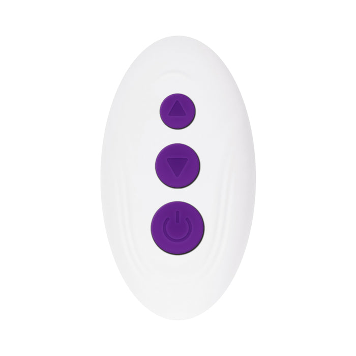 Evolved The Rider Rechargeable Double Vibrator Silicone Purple