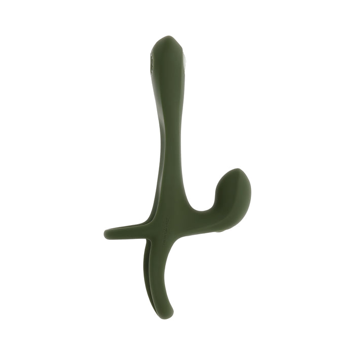 Zero Tolerance Strap Tap & Go  Rechargeable Vibrating Girth Enhancer Silicone Green