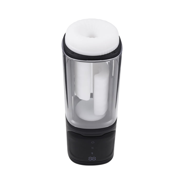 Playboy Side Piece Rechargeable Vibrating Warming Stroker