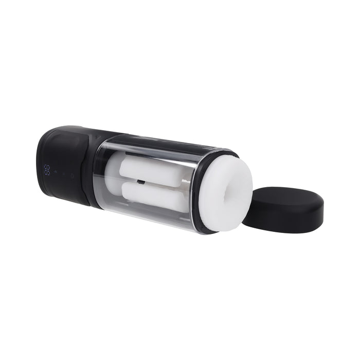 Playboy Side Piece Rechargeable Vibrating Warming Stroker