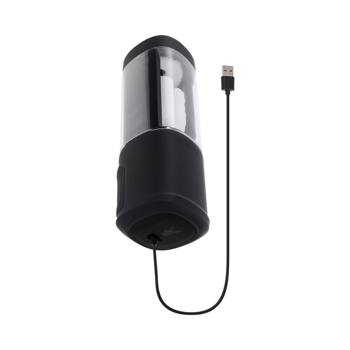 Playboy Side Piece Rechargeable Vibrating Warming Stroker