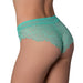 Magic Silk Caribbean Crush Low Rise Cheeky Panty Aqua Glow L/XL