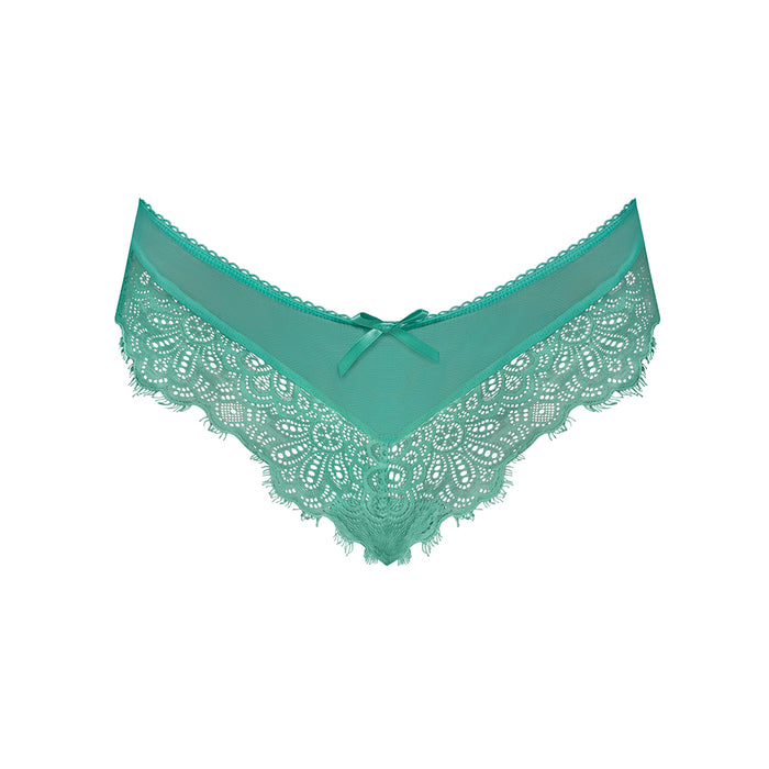 Magic Silk Caribbean Crush Low Rise Cheeky Panty Aqua Glow L/XL
