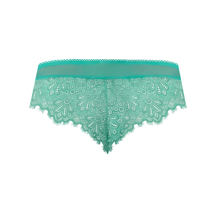 Magic Silk Caribbean Crush Low Rise Cheeky Panty Aqua Glow L/XL