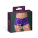 Magic Silk Glimmer Mini Boy Short Purple Disco S/M