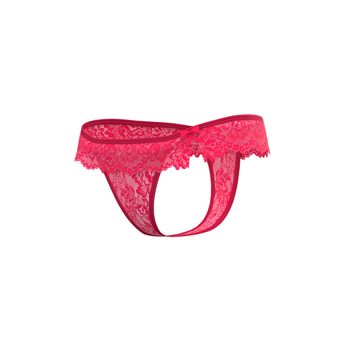 Magic Silk Get It Girl Flutter Thong Diva Pink S/M