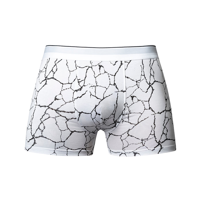 Male Power Soo Cumfy Boxer Brief Black/White L
