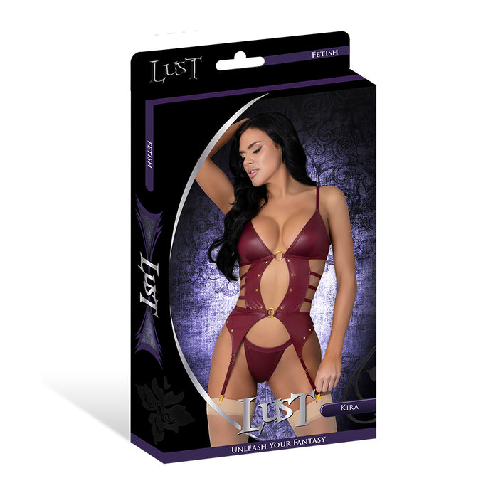Lust Fetish Kira Burgundy L/XL