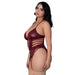 Lust Fetish Kira Burgundy Queen Size