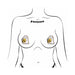 Pastease Boo-Bee Pasties: Kawaii Ghost with Bee Friend Nipple Covers