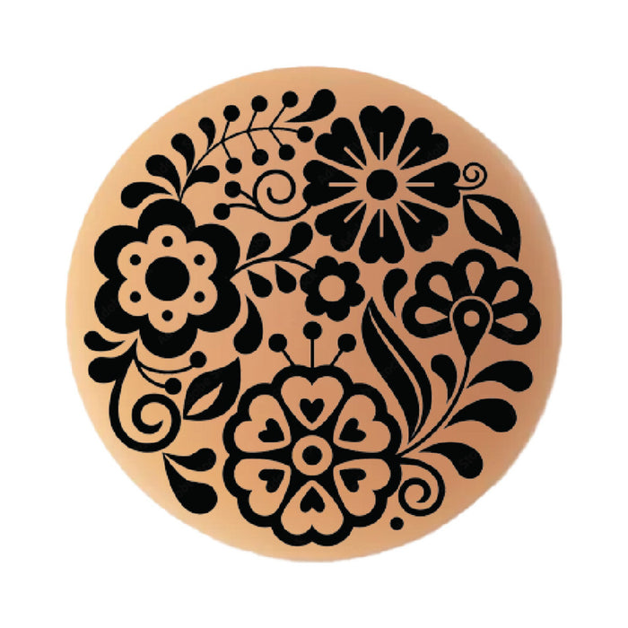 Pastease Halos Reusable Sticky Adhesive Silicone Nipple Cover Floral Nude Small A-C Cup