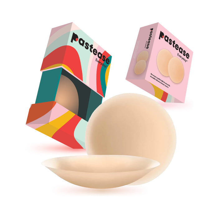 Pastease Halos Reusable Sticky Adhesive Silicone Nipple Cover Light Large D+ Cup