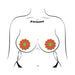 Pastease Daisy: Neon Green & Glow-in-the-Dark Neon Pink Petal Pasties Nipple Covers