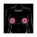 Pastease Daisy: Neon Green & Glow-in-the-Dark Neon Pink Petal Pasties Nipple Covers