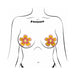 Pastease Groovy Flower Pasties in Pink Lemonade