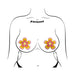 Pastease Groovy Flower Pasties in Pink Lemonade